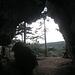 Blick aus der Höhle