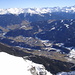 Stubaital mit Tuxer + Zillertaler Alpen; rechts der Olperer