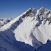 Ruitelspitz-Westgipfel und Hauptgipfel; beide sind mit Ski möglich