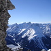 Blick zu Vorderseespitze/Feuerspitze/Wetterspitze beim Abstieg