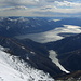 unten Lago di Vogorno und der Lago Maggiore