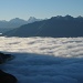 Wolkenmeer über dem Stanzer Tal mit dem Kaunergrat im Hintergrund