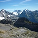 Rückblick von 2700 m an der Chli-Windgällen-Flanke rüber zum Schwarz Stöckli