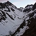 Blick von der Leutschachhütte auf den verschneiten Sasspass