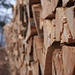 Holz in der bearbeiteten Form.