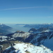 Blick in die bekannten Gebirgszüge der Zentralschweiz
