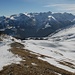 Blick ins Weisstannental; im Hintergrund Pizol, Schwarze Hörner und Gamidauerspitz