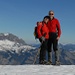 im Abstieg possieren wir noch zwischen Alvier und Gonzen, 2 Gipfel, welche wir auf unserer Gipfelliste noch als Pendenz "offen führen"