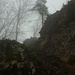 Steiler Aufstieg zur Ruine Frohberg die auch Ruine Tschöpperli genannt wird. <br /><br />Bei dem Regenwetter war ich da froh um meine festen Bergschuhe ;-)