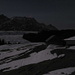 Scheidegg: vom Mond beleuchteter Alpstein.
