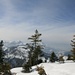 Blick im Aufstieg nach Westen zu den Kitzbüheler Alpen