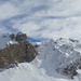 Blick aus dem Skigebiet am Gürgaletsch auf Alpstein und Tschingla - von dieser Seite recht imposant