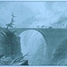 <b>Il Ponte Vittorio Emanuele prima del crollo (1869).<br />Stampa di William Henry Bartlett e di John Cousen</b>.<br />