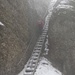 die erste Leiter - auf dem Steigle-Weg;
winterlich-neblig, doch überaus reizvoll