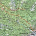 Ungefähre Route Val Sementina