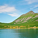 Es gibt auch sanftere Ufer an den Fjorden