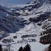 Rückblick von der Alp Grüm auf die fantastische Abfahrtsroute über den gestuften Palü-Gletscher