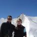 Tanja und Cyrill im Abstieg vom Nadelhorn