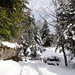 erstaunlich viel Schnee auf Romiti
