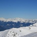 Blick vom Muttegrub zu den Stubaier und Zillertaler Alpen