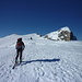 peu avant la paroi de rochers avec 10 mètres d'escalade