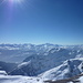 Vue du Sommet des Diablerets avec le Mont Blanc