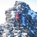 Gleich geschafft, wenige Meter vor dem Gipfel des Rimpfischhorn 4199m