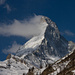 Das Matterhorn, vom warmen Hotelbett aus gesehen