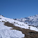 Mont Noble-Gipfel (Madonnenstatue, 2673 m) mit dem Weisshorn