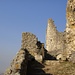 zwar Ruine - doch sehr beeindruckend;
hier der Aufgang zum ehemaligen Wohntrakt