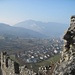 noch hat sich der Nebel nicht ganz verzogen - dennoch: schöner Blick über die Aussenquartiere von Balsthal und zur Wannenflue 