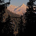 Hillenhorn und Bortelhorn im Abendlicht