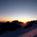 Sonnenaufgang beim Rothornsattel