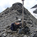 Riffljoch, im Hintergrund der weitere Weg in Richtung Glockturm
