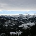 Blick übers Tannheimer Tal zu den Allgäuer Alpen