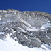 Granit in der Nordwand vom Kuchelmooskopf