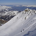 Blick über die Vordere Grinbergspitze in die Kitzbüheler Alpen