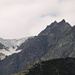 Cabane du Vélan mit dem Eispanzer des Mont Vélan 3727 m