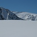 Uno sguardo verso un ghiacciaio nel comprensorio della Val d'Isere