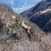 Blick auf Giubiasco von Monti Sella, Val Sementina