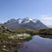Il primo, meraviglioso, Lago della Foppa di Rondadura in cui si specchia lo Scopì.