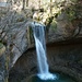 der imposante Wasserfall