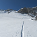 In guter Spur geht's stetig bergauf.