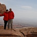 Jacky und ich im Wind auf dem DEAD HORSE POINT