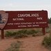 Begrüssungstafel in den Canyonlands Nat. Park