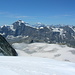 Grand Combin, im Hintergrund Mont Blanc