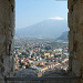 Blick aus einem Fenster der Bastione auf Riva del Garda