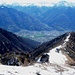 Blick hinunter zur Alpe di Morisciolo, Val Sementina und Magadinoebene