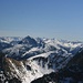 Blick von der Großen Schlicke zum Thaneller, das ganz hinten dürften die Ötztaler Alpen sein