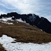 Standort Alp Folla 1668m - Blick zum Gipfelaufbau des Gonzen